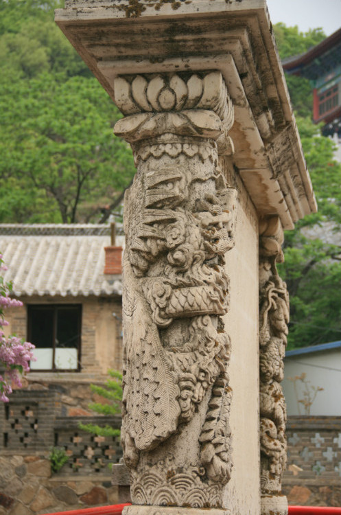 民國石雕精品:大連清泉寺漢白玉詩屏(民國) - 安東老王 - 福成中華