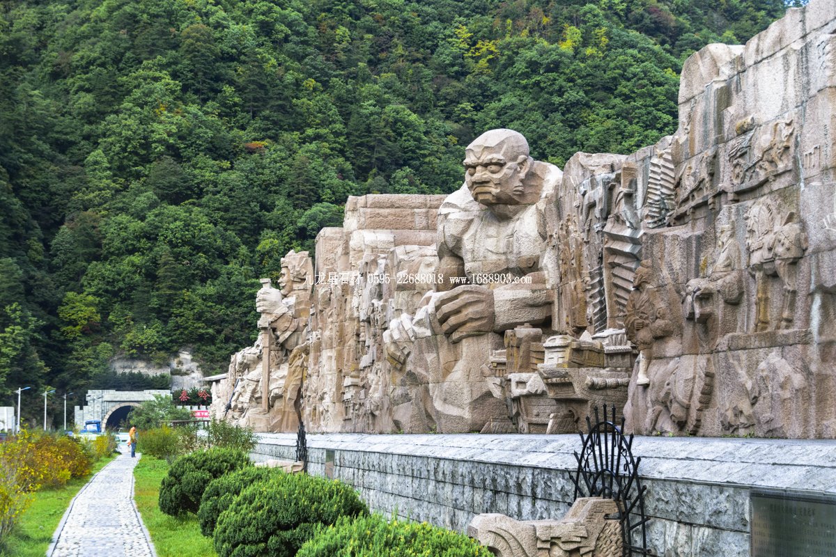 秦嶺服務(wù)區(qū)景觀(guān)及群雕掠影【1】圖片4